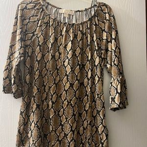 Michael Kor snake print top